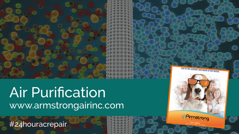 HVAC air purification system