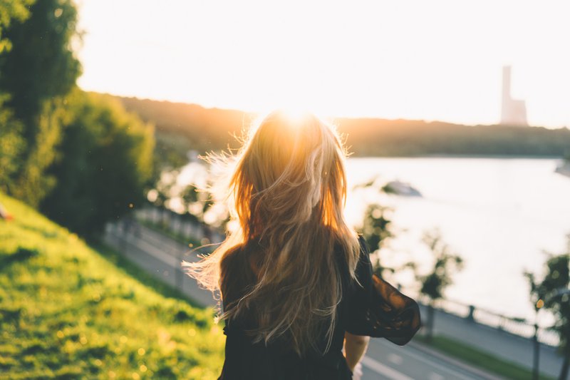 sunset portrait
