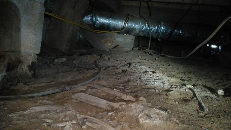 dark abyss of the crawl space