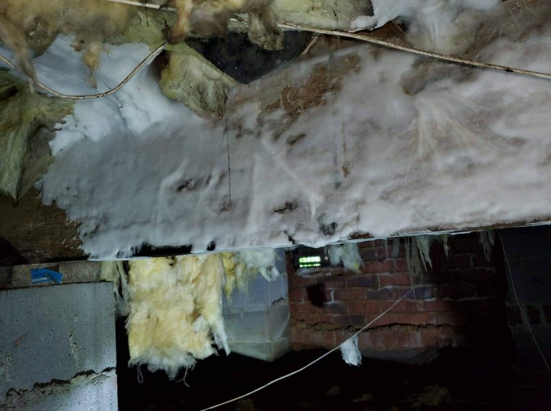 rot in the crawl space