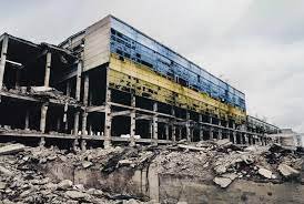 The devastation of Ukraine cover