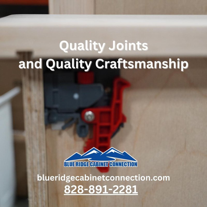 unfinished cabinet joints