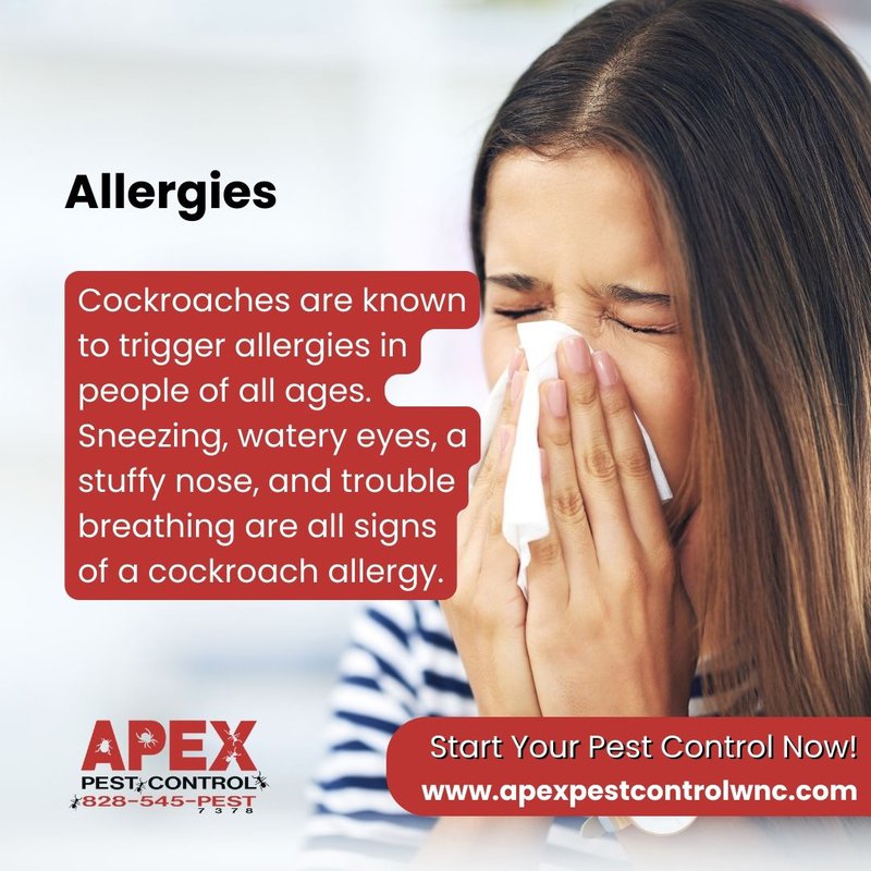 cockroach infestations cause allergies