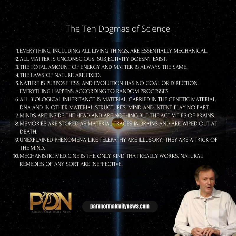ten dogmas of science rupert sheldrake